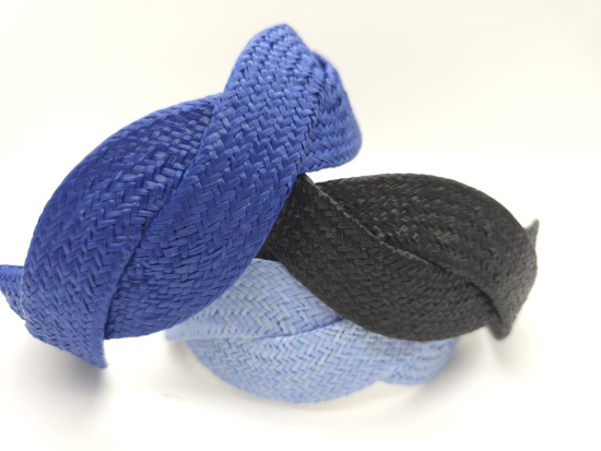 Preview: Bast Haarreifen geflochten